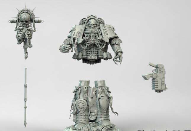 3D打印牧師手辦模型 3D打印牧師手辦模型