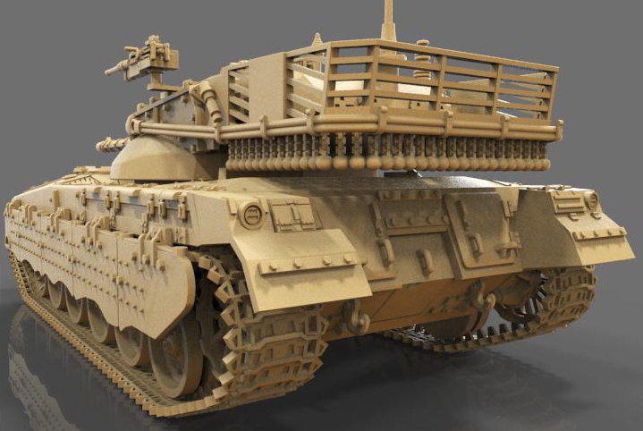 3D打印加工梅卡瓦2坦克模型 3D打印加工梅卡瓦2坦克模型