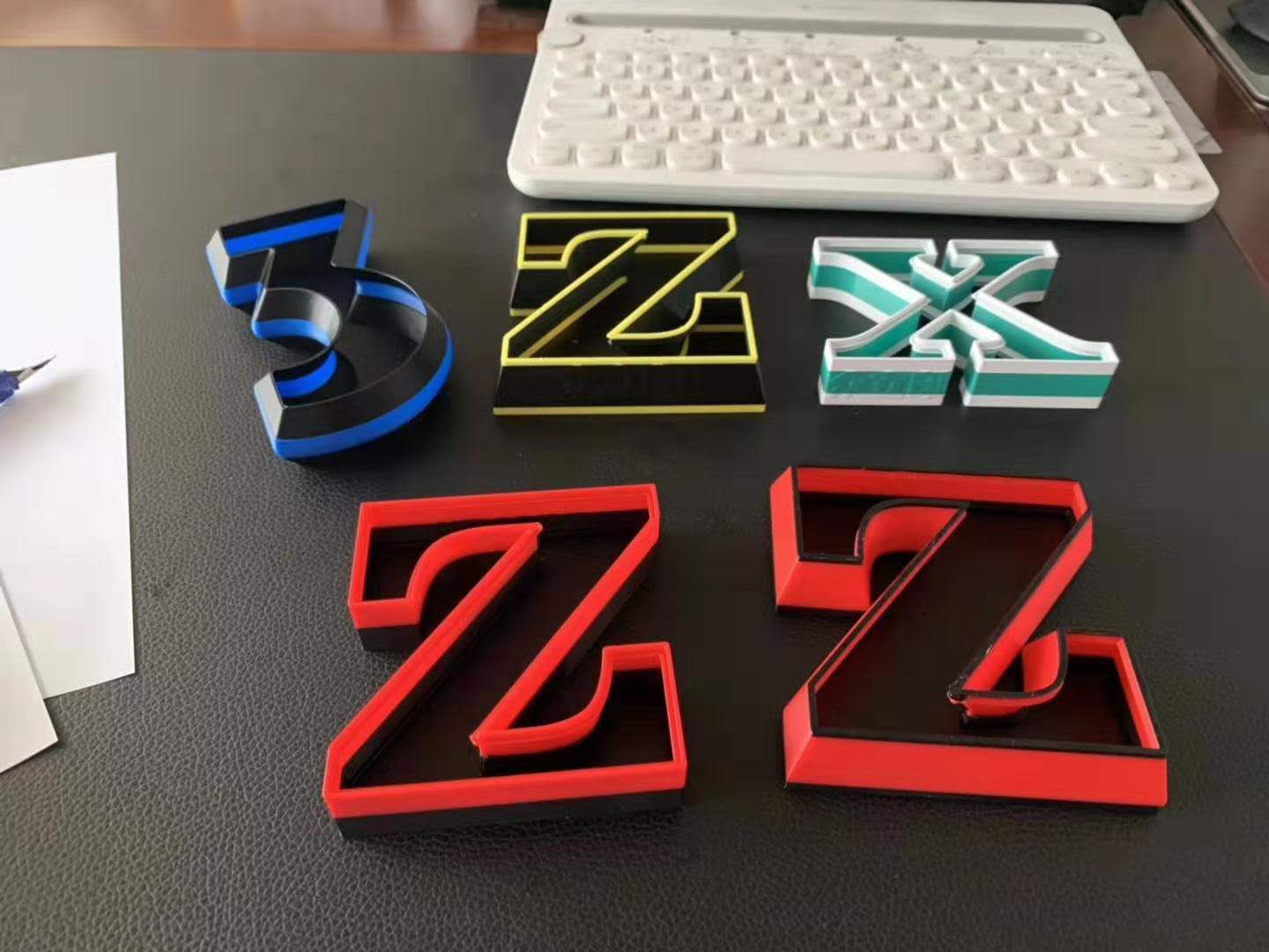 3D打印發(fā)光字廣告牌 3D打印發(fā)光字廣告牌